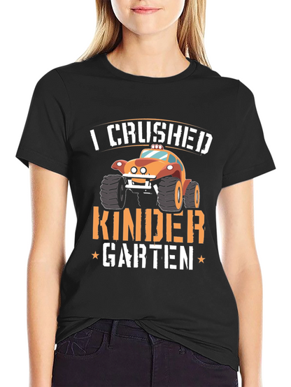 Crushed Kindergarten Monster Truck T-Shirt