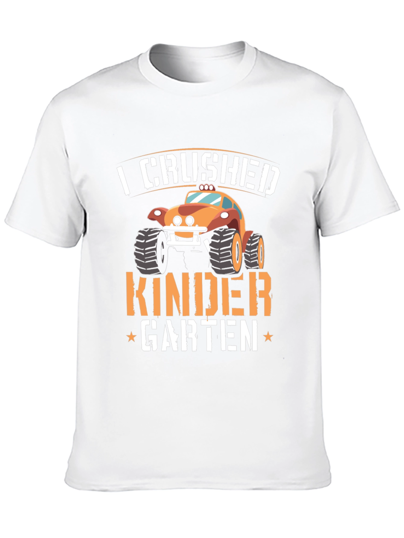 Crushed Kindergarten Monster Truck T-Shirt