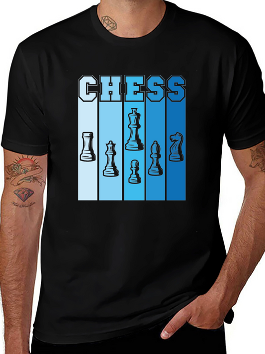 Chess Piece Graphic Tee - Stylish Casual Wear