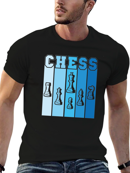 Chess Piece Graphic Tee - Stylish Casual Wear