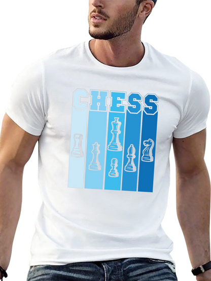 Chess Piece Graphic Tee - Stylish Casual Wear