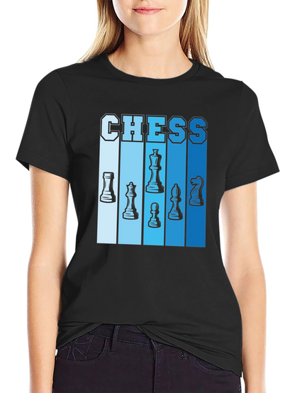 Chess Piece Graphic Tee - Stylish Casual Wear