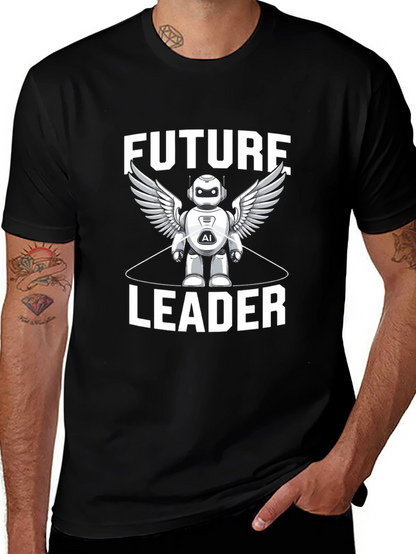 Future Leader AI Robot Graphic Tee