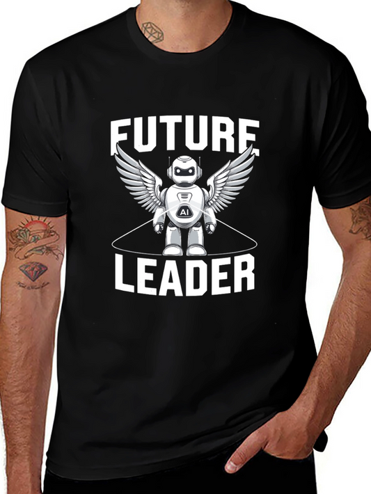Future Leader AI Robot Graphic Tee