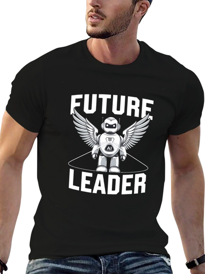 Future Leader AI Robot Graphic Tee