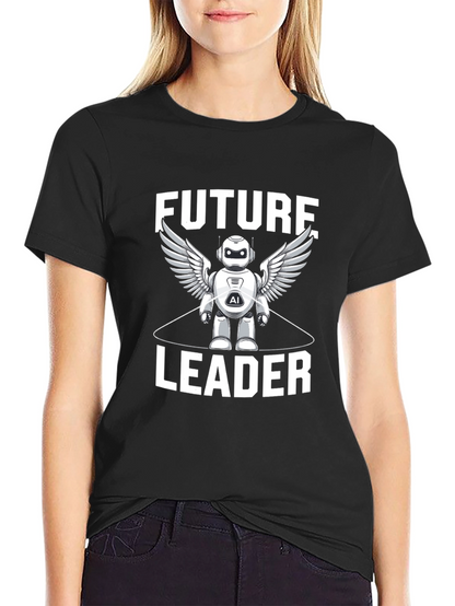 Future Leader AI Robot Graphic Tee