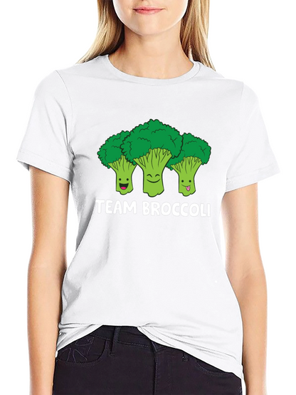 Team Broccoli Funny Graphic Tee