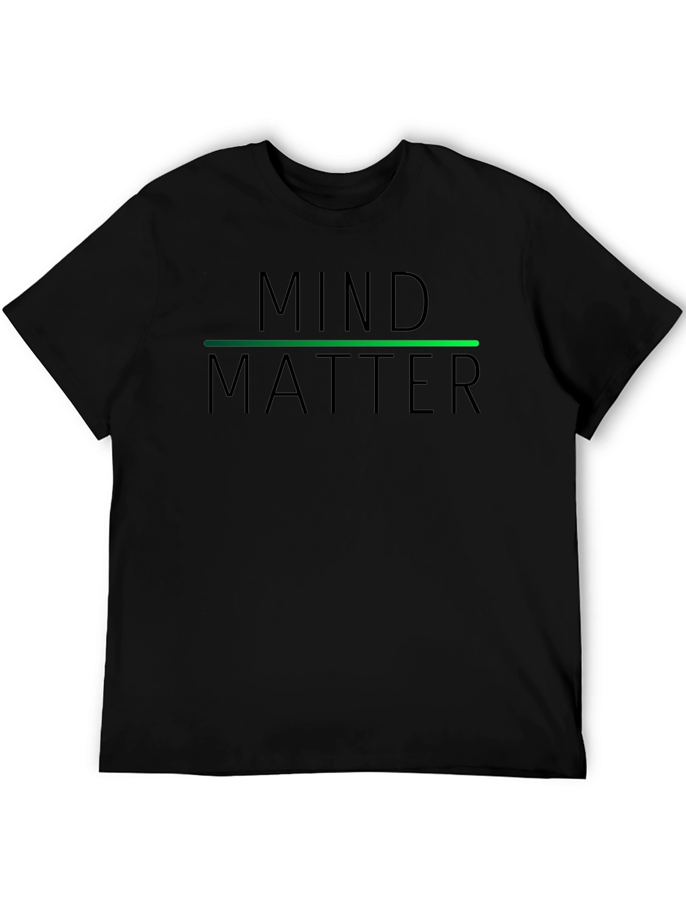 Mind Over Matter Graphic Tee - Black