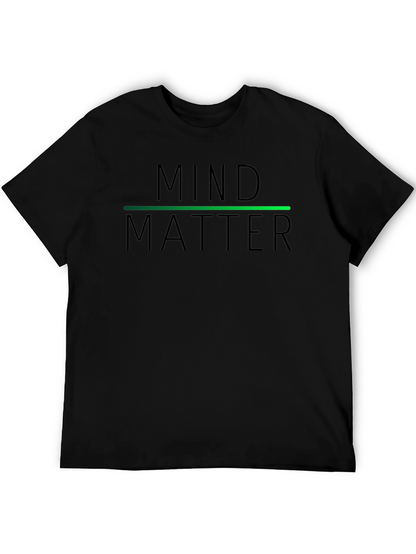 Mind Over Matter Graphic Tee - Black