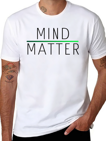 Mind Over Matter Graphic Tee - Black