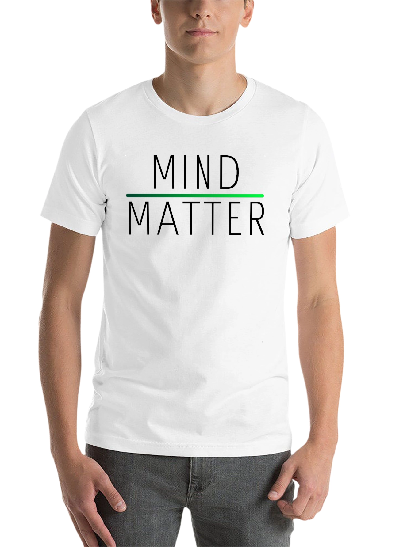 Mind Over Matter Graphic Tee - Black