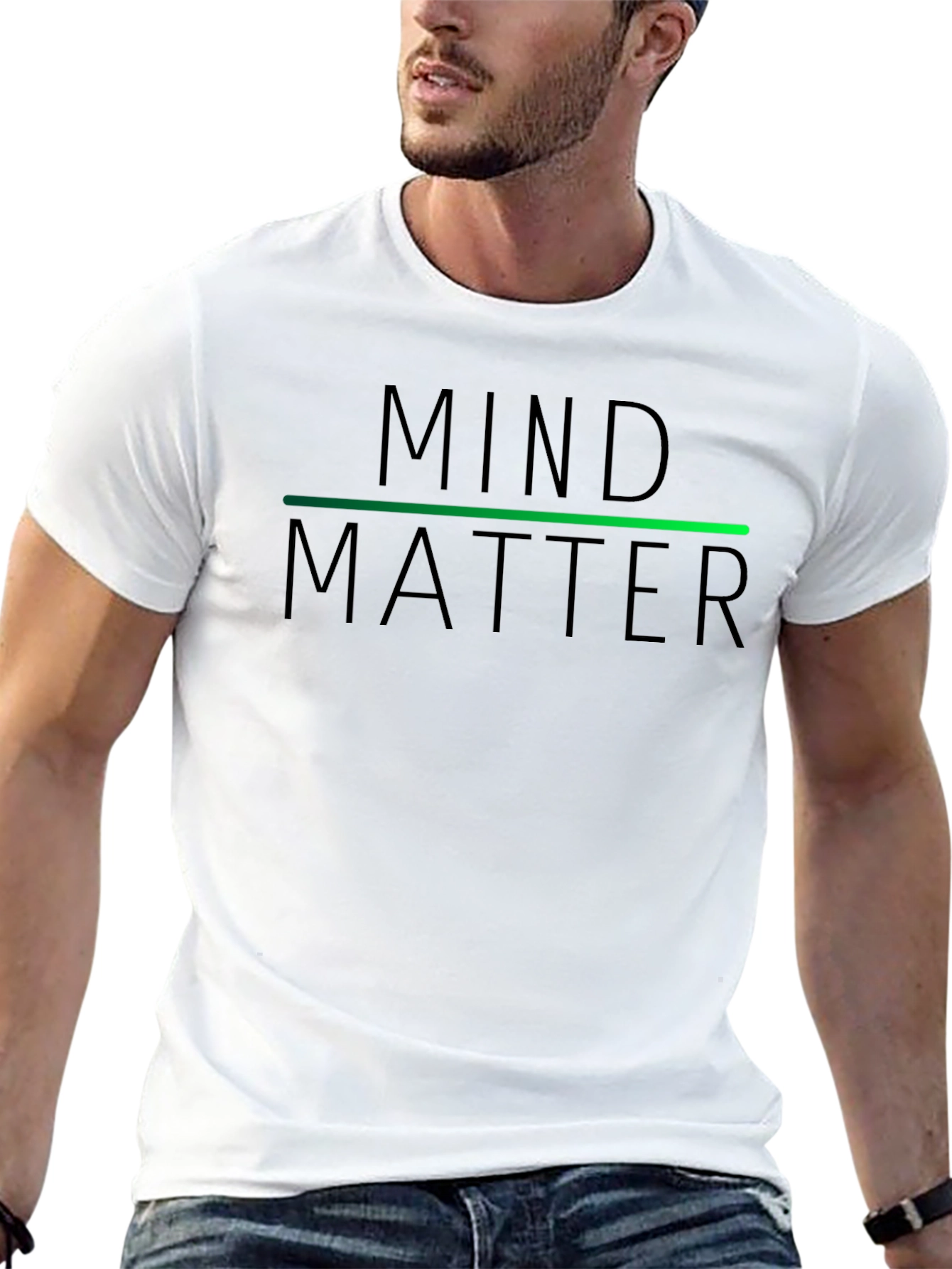 Mind Over Matter Graphic Tee - Black