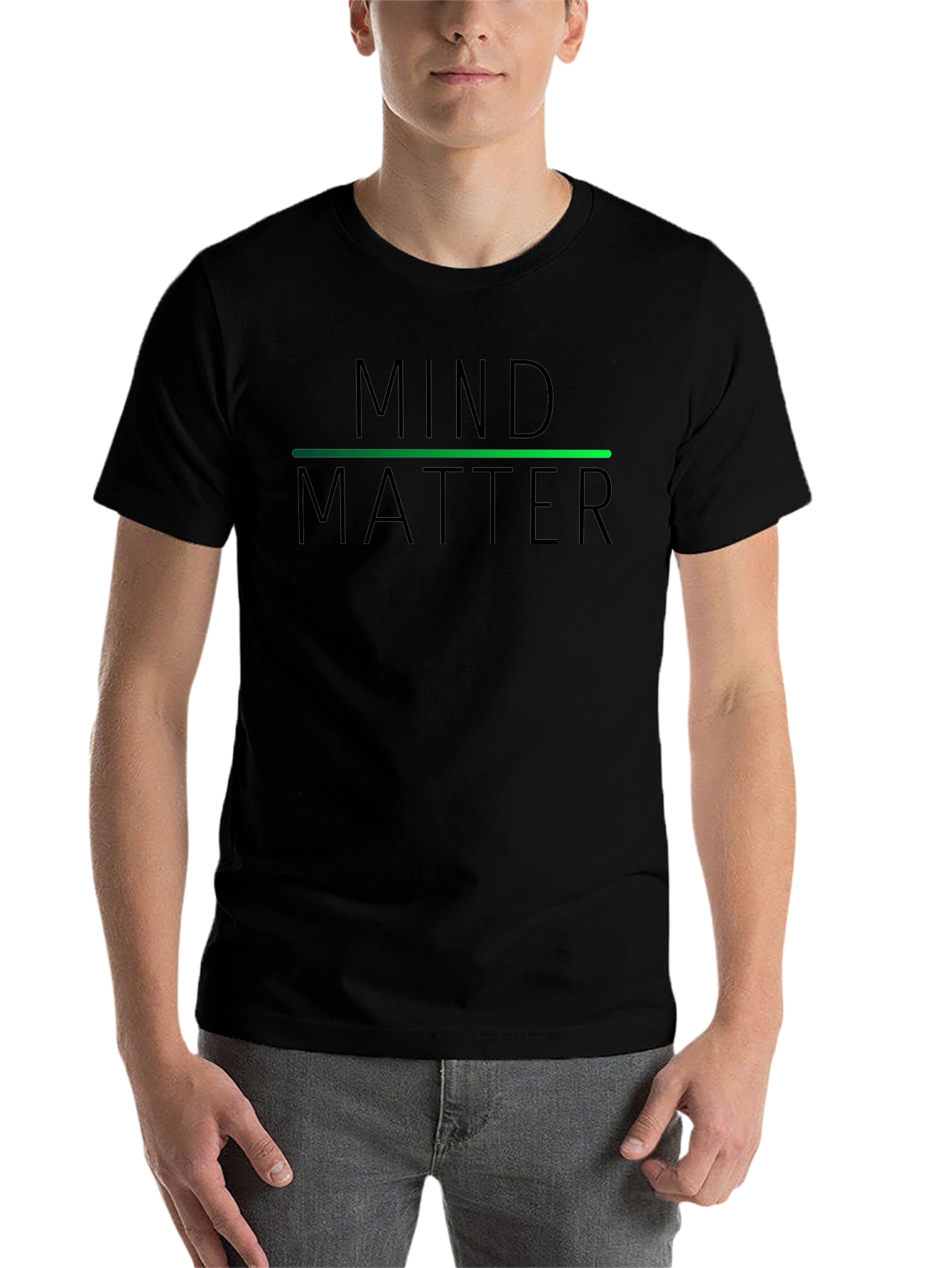 Mind Over Matter Graphic Tee - Black