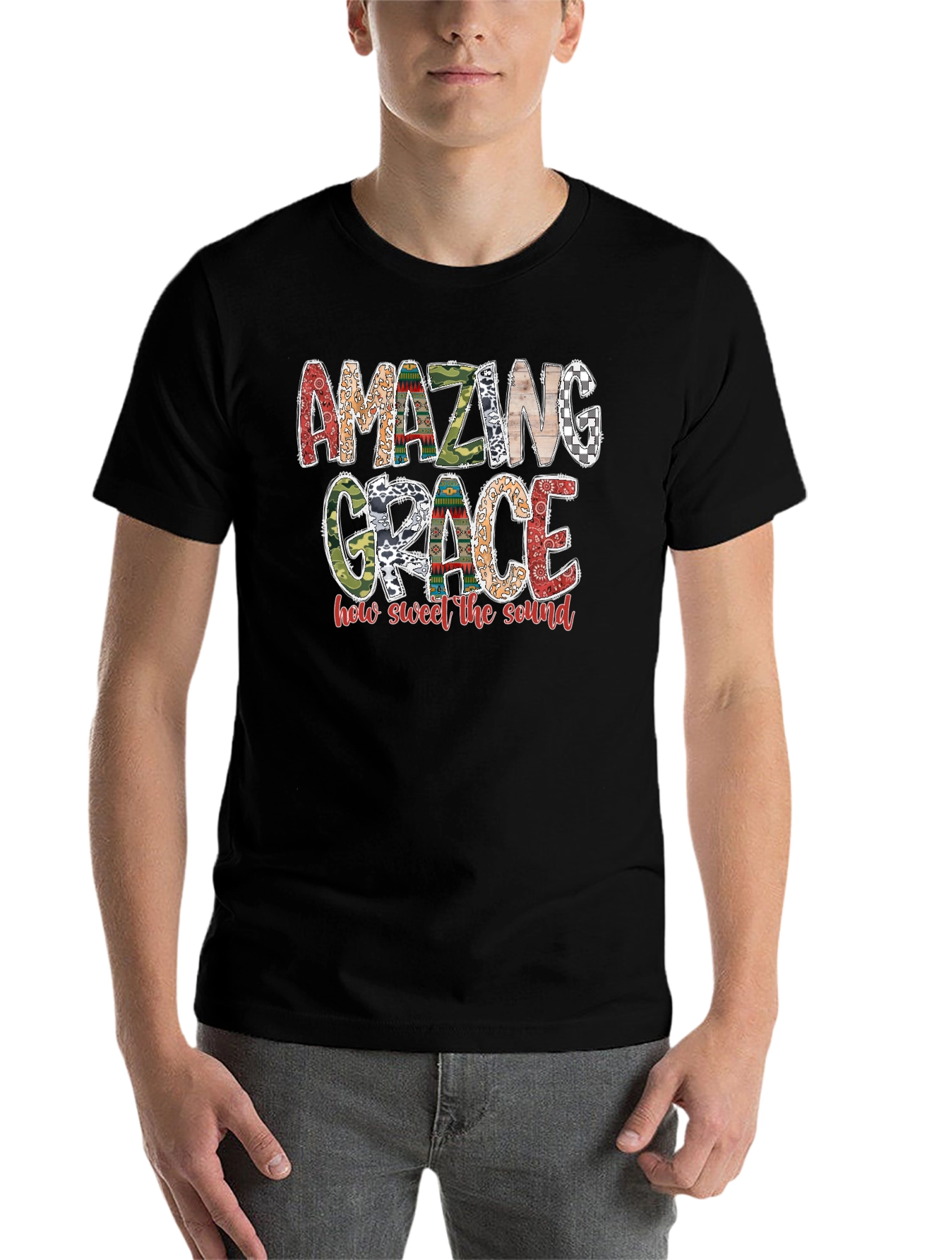 Amazing Grace Graphic Tee - Religious Inspired Shirt