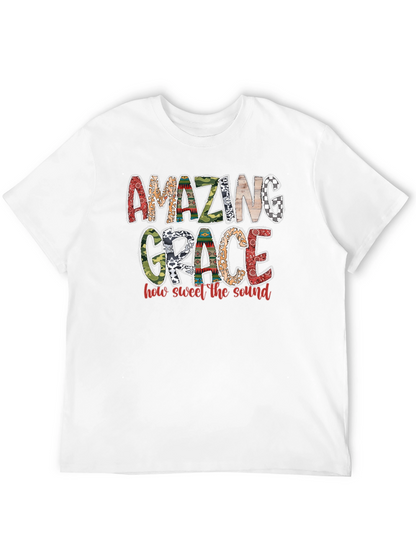 Amazing Grace Graphic Tee - Religious Inspired Shirt