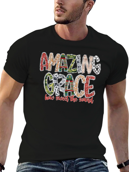 Amazing Grace Graphic Tee - Religious Inspired Shirt