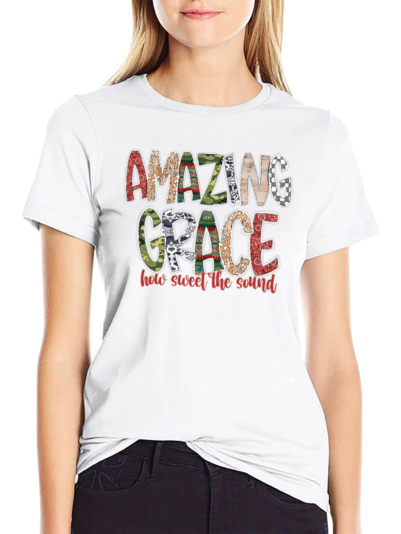 Amazing Grace Graphic Tee - Religious Inspired Shirt