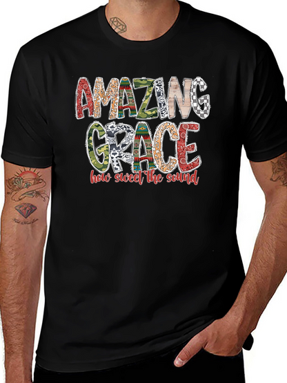Amazing Grace Graphic Tee - Religious Inspired Shirt