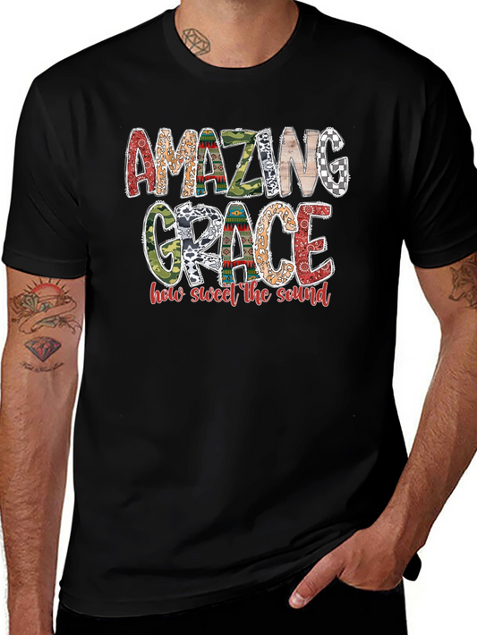 Amazing Grace Graphic Tee - Religious Inspired Shirt