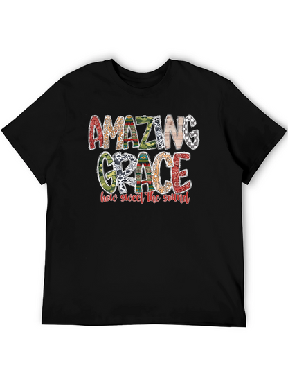 Amazing Grace Graphic Tee - Religious Inspired Shirt