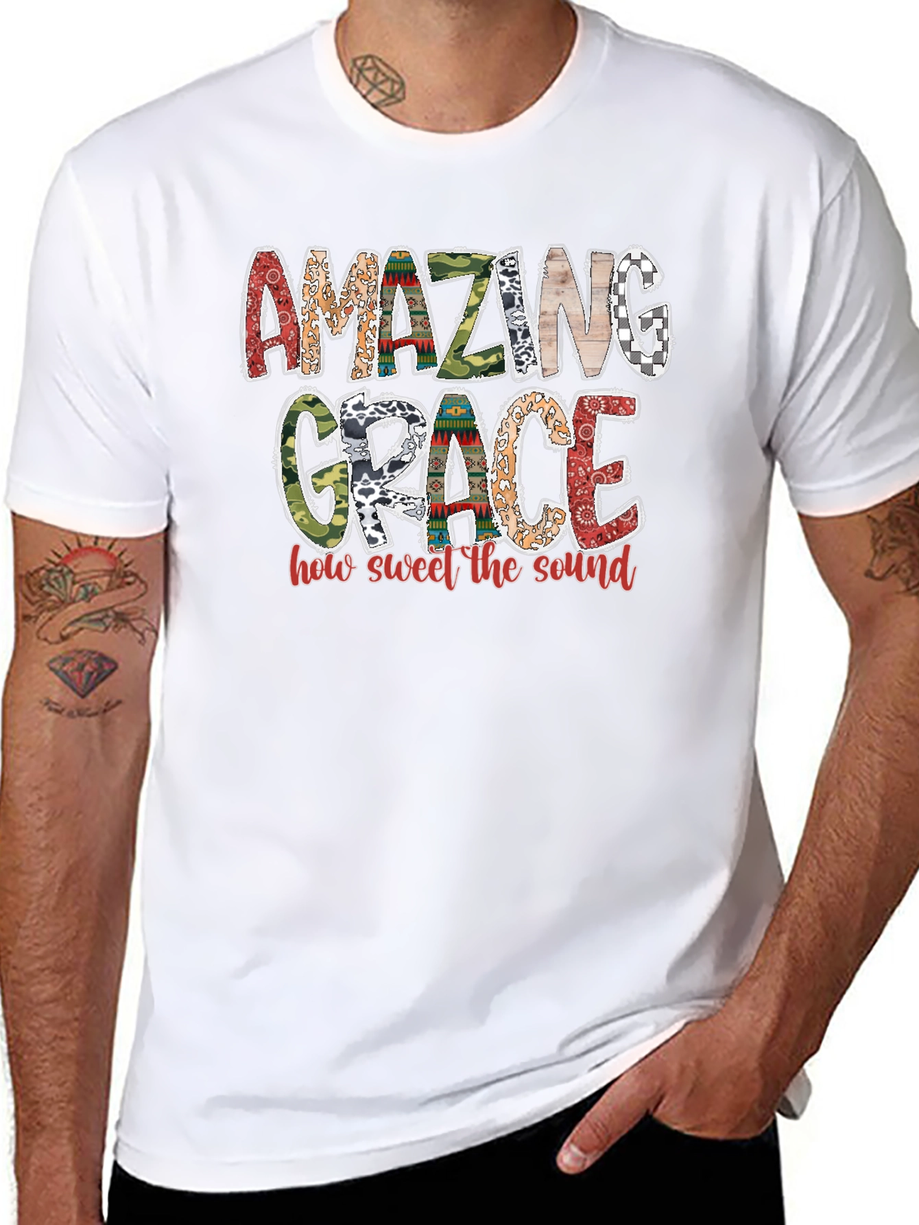 Amazing Grace Graphic Tee - Religious Inspired Shirt