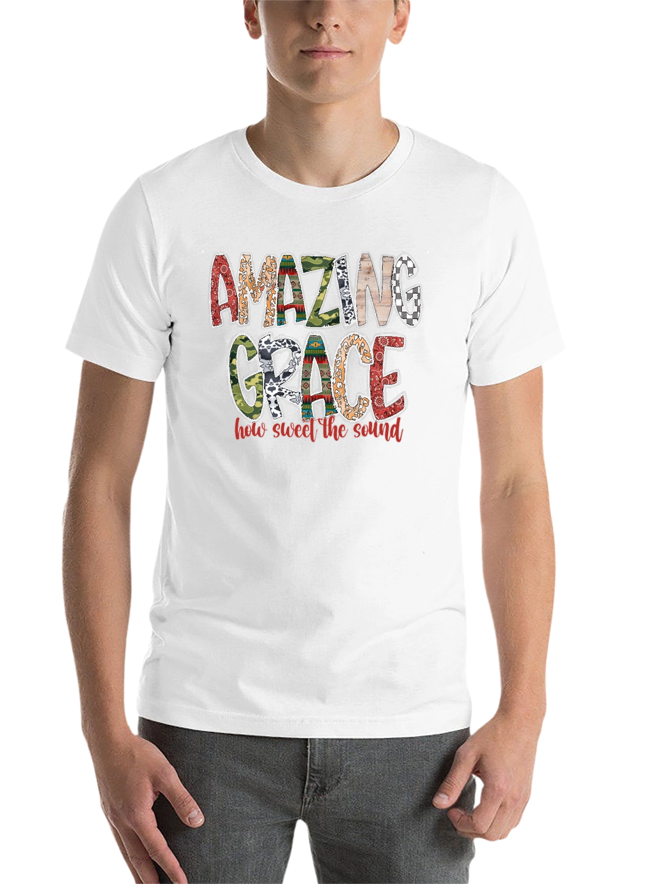 Amazing Grace Graphic Tee - Religious Inspired Shirt