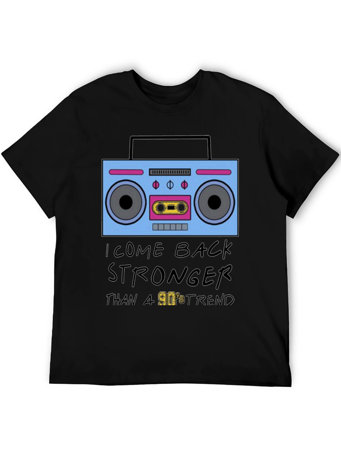 90s Boombox Retro Style T-Shirt