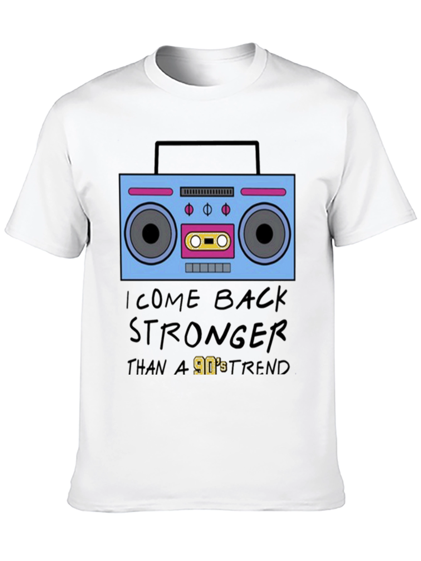 90s Boombox Retro Style T-Shirt