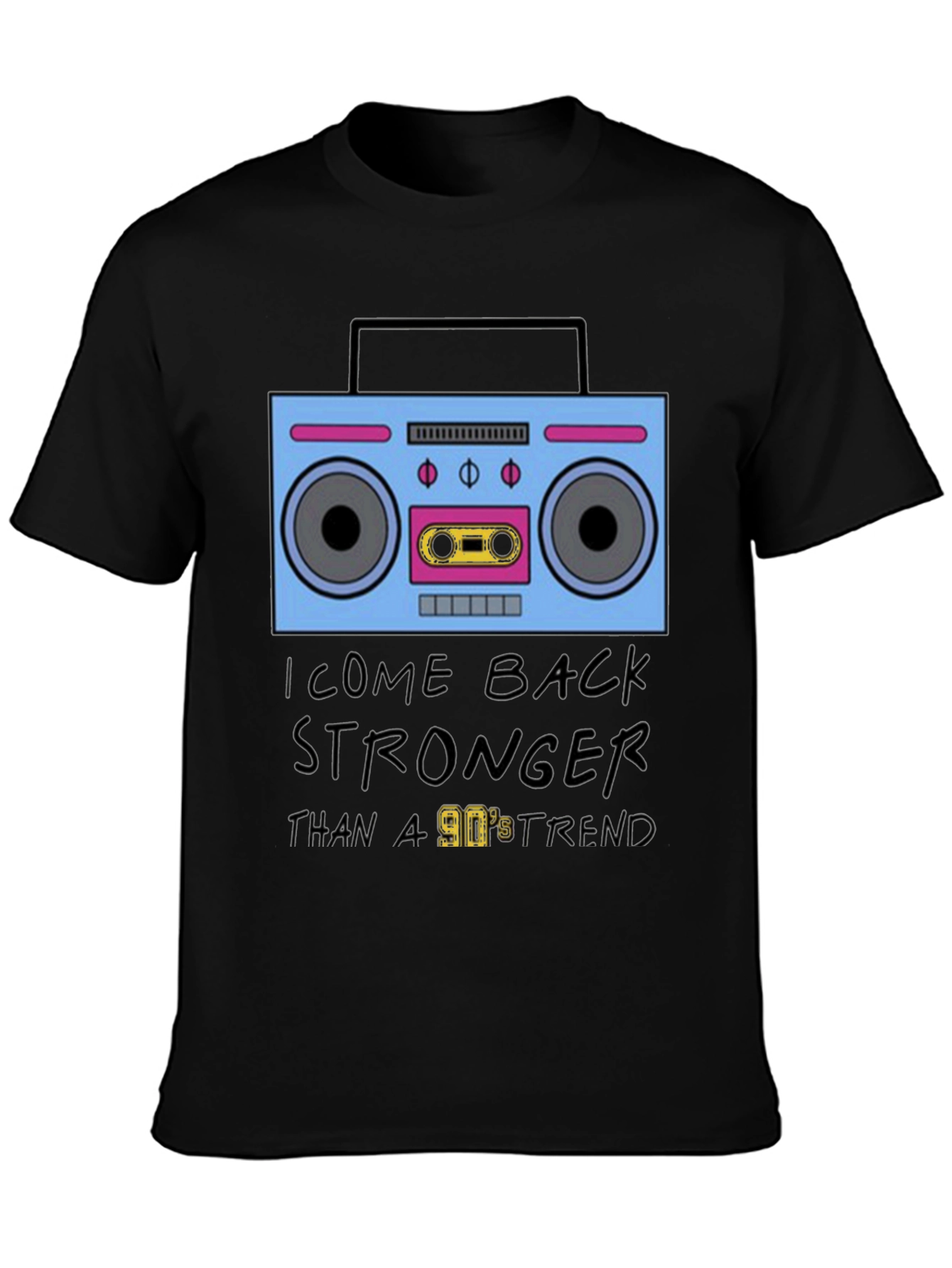 90s Boombox Retro Style T-Shirt