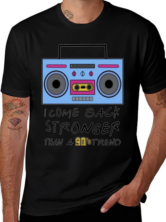 90s Boombox Retro Style T-Shirt