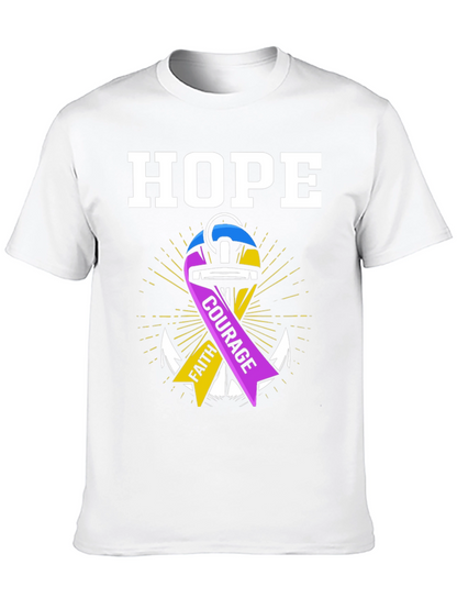 Hope Faith Courage Graphic T-Shirt