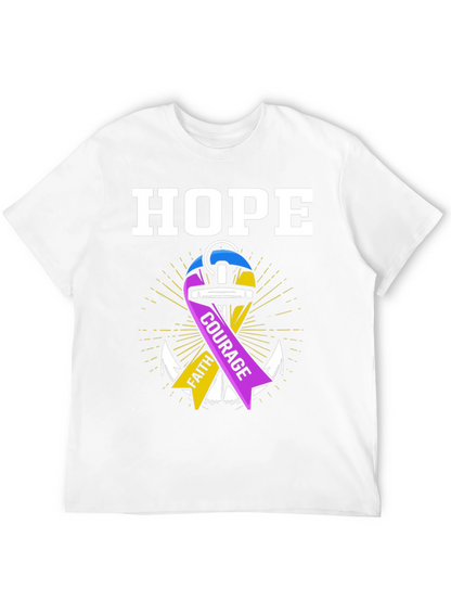 Hope Faith Courage Graphic T-Shirt
