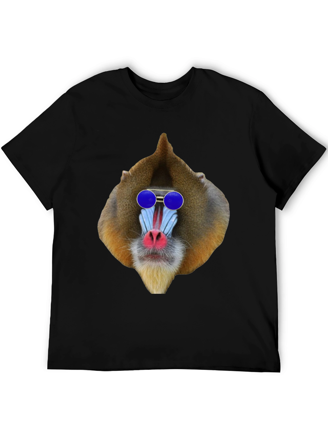 Mandrill Monkey T-Shirt with Sunglasses