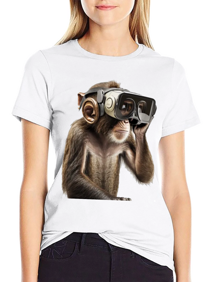 VR Monkey Graphic Tee - Cool & Quirky