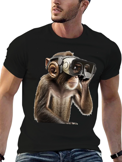 VR Monkey Graphic Tee - Cool & Quirky