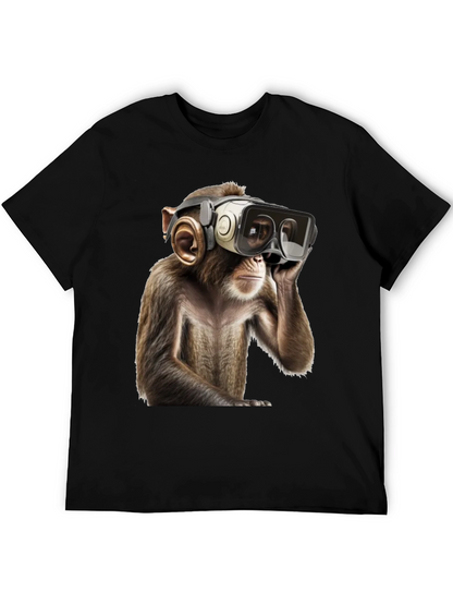 VR Monkey Graphic Tee - Cool & Quirky