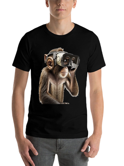 VR Monkey Graphic Tee - Cool & Quirky