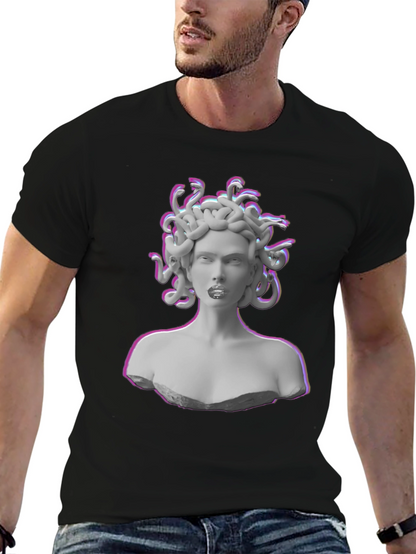 Medusa Graphic Tee - Black