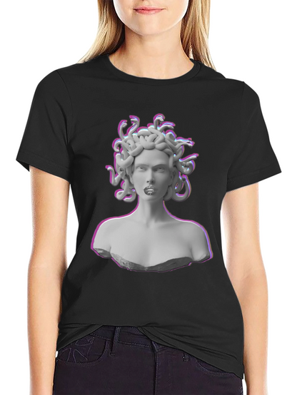 Medusa Graphic Tee - Black