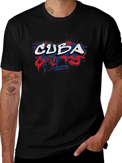 Cuba Graphic T-Shirt Black