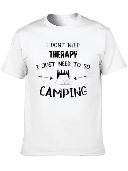 Camping Therapy Graphic T-Shirt