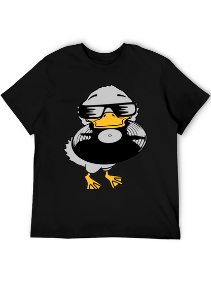 Duck DJ Graphic Tee - Black