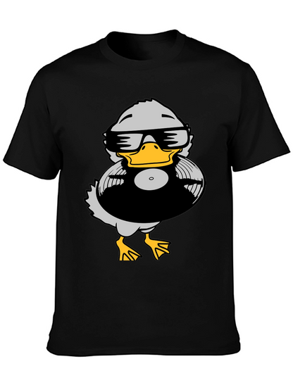 Duck DJ Graphic Tee - Black