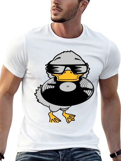Duck DJ Graphic Tee - Black