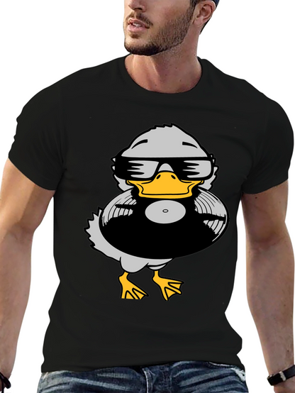 Duck DJ Graphic Tee - Black