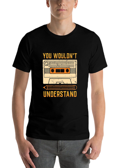 Cassette Tape & Pencil Graphic Tee