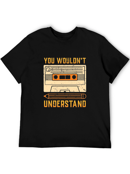 Cassette Tape & Pencil Graphic Tee