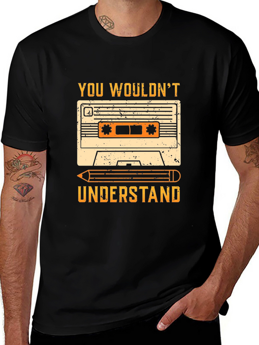 Cassette Tape & Pencil Graphic Tee
