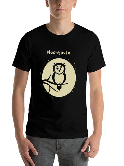 Night Owl Graphic Tee - Mens Black T-Shirt