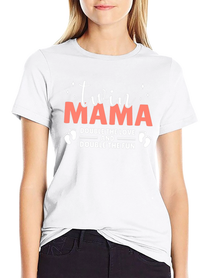 Twin Mama T-Shirt: Double the Love and Fun!